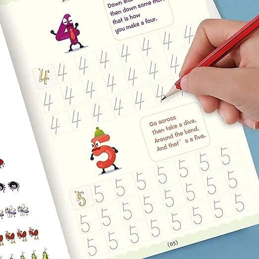 SankMagic™ Practice Copybook (4 BOOKS,1 PEN,1 GRIP,10 REFILL)