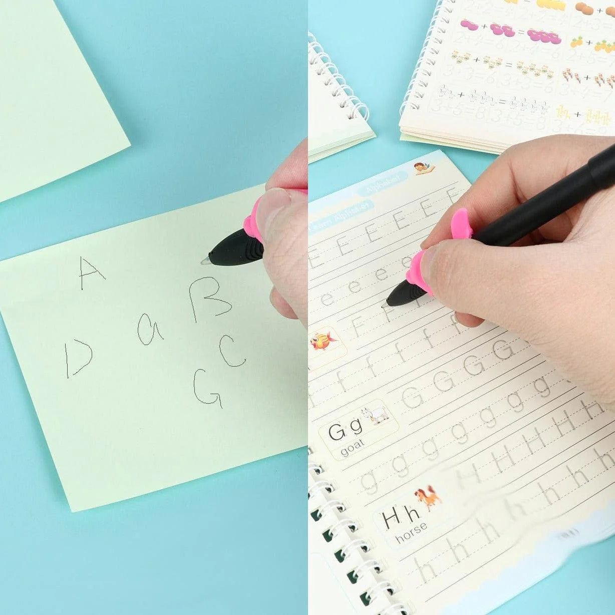 SankMagic™ Practice Copybook (4 BOOKS,1 PEN,1 GRIP,10 REFILL)