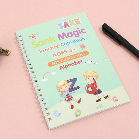 SankMagic™ Practice Copybook (4 BOOKS,1 PEN,1 GRIP,10 REFILL)
